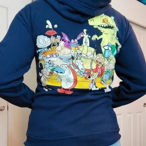 Nickelodeon navy blue nostalgia hoodie